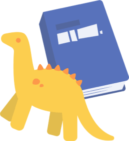 Vignette d'un livre et d'un jouet
